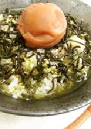 阿波晩茶パウダーであったかお茶漬け-レシピのメイン写真