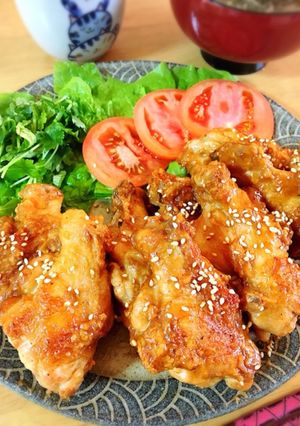 おつまみにも☆梅酒風味の手羽元味噌ダレ煮-レシピのメイン写真