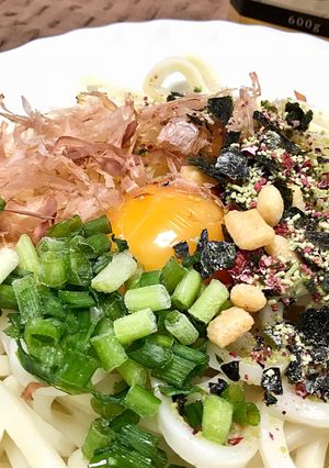 お一人様ごはん☆米油で卵かけうどん♪-レシピのメイン写真