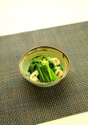 小松菜と油揚げの煮浸し-レシピのメイン写真