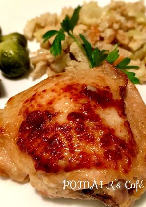 ハニーマスタードチキンココナツオイル焼き-レシピのメイン写真