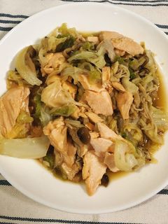 鮭とキャベツの白だし煮物-レシピのメイン写真