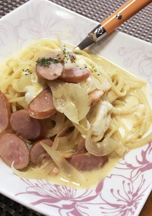 粉ミルク消費♪スープカルボナーラ-レシピのメイン写真