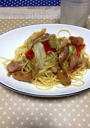 パプリカとキャベツのペペロンチーノ風-レシピのメイン写真