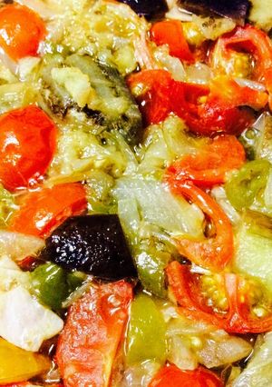 紅茶薫る 夏野菜のトマト紅茶煮-レシピのメイン写真