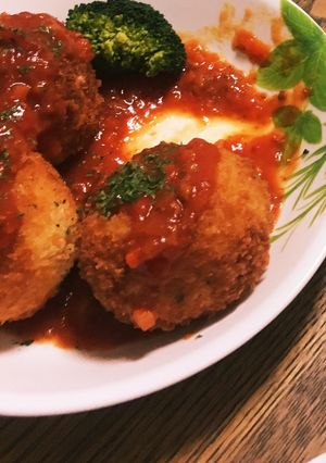 超簡単!お店の味のライスコロッケ☆-レシピのメイン写真