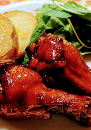 ☆簡単おかず☆鶏手羽元の甘辛オイル煮-レシピのメイン写真