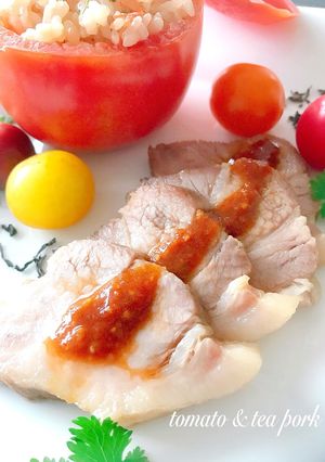トマト紅茶豚-レシピのメイン写真