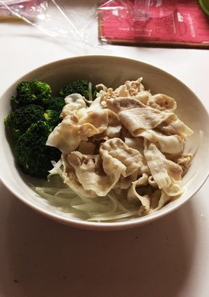 節約！でもメイン！豚しゃぶ玉ねぎサラダ☆-レシピのメイン写真