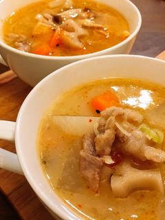余り物で!温まるコク旨豚汁-レシピのメイン写真