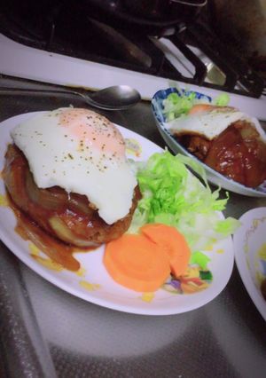 豆腐でヘルシー！デミグラスハンバーグ-レシピのメイン写真