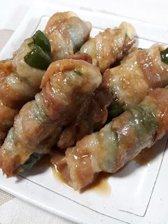 ピーマンのチーズ肉巻き-レシピのメイン写真