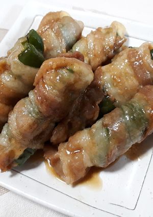ピーマンのチーズ肉巻き-レシピのメイン写真