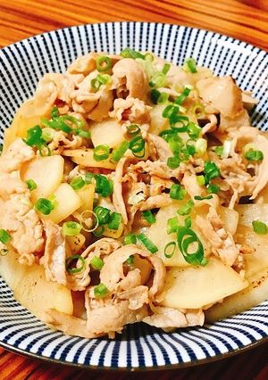 味ぽん　豚肉と大根のさっぱり炒め-レシピのメイン写真