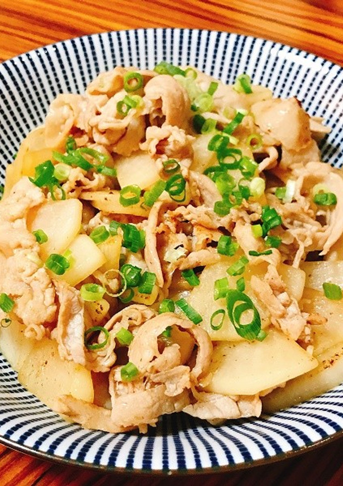 味ぽん　豚肉と大根のさっぱり炒め-レシピのメイン写真