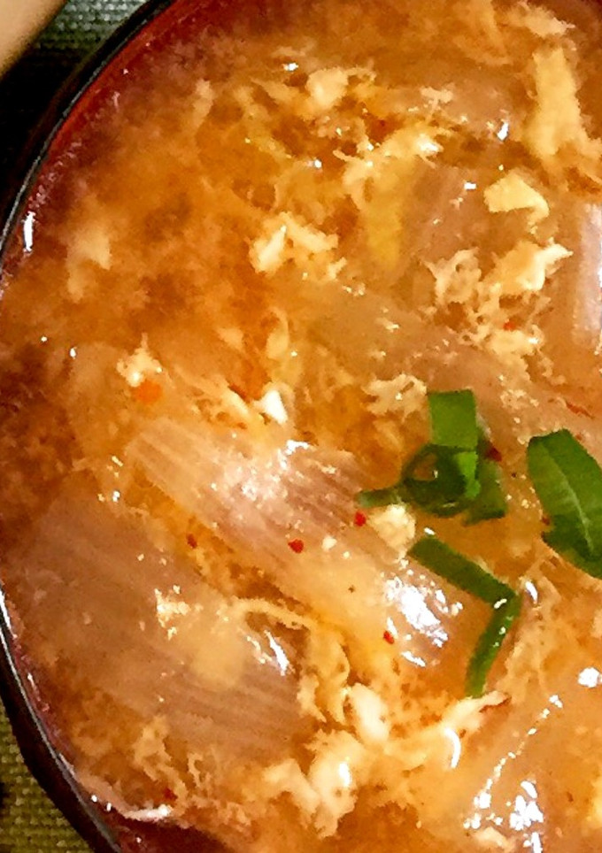 韓国風 海鮮キムチたまごスープ-レシピのメイン写真