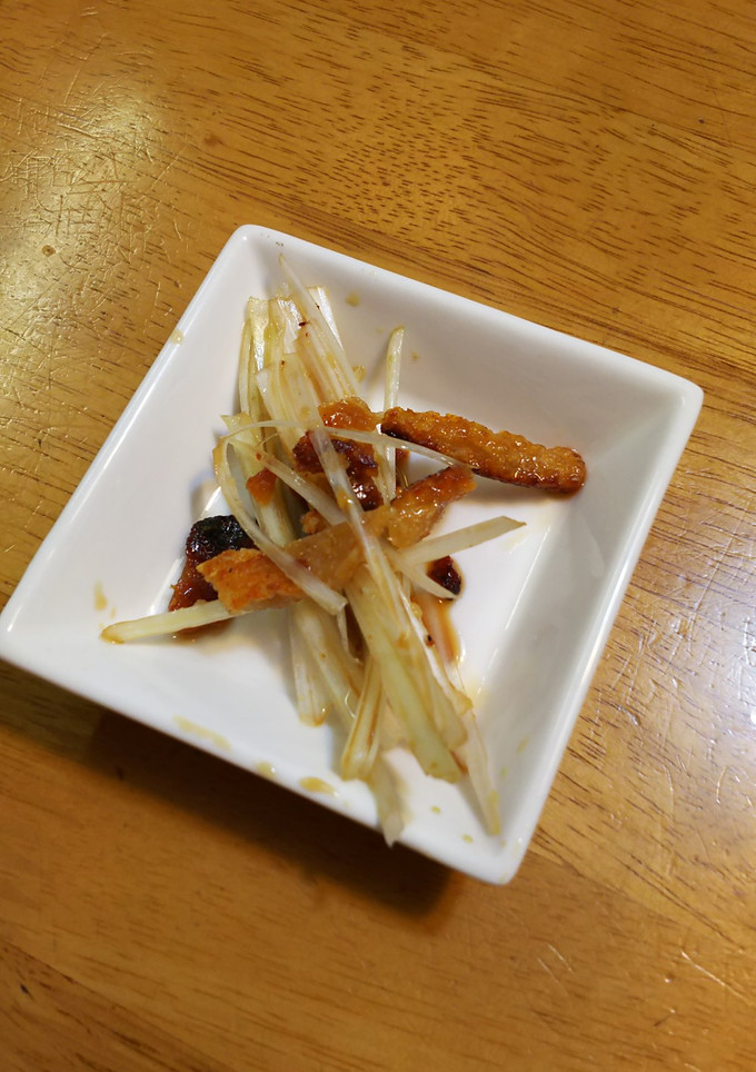 鶏皮とネギのわさびポン酢あえ-レシピのメイン写真
