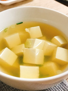 豆腐のコンソメスープ:-)-レシピのメイン写真
