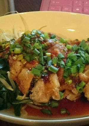 油淋鶏(ユーリンチー 鶏唐揚のネギだれ)-レシピのメイン写真