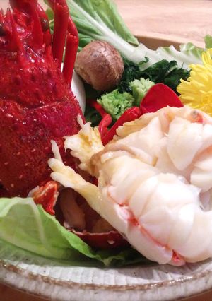 活伊勢海老の捌き方〜最も美味しい食べ方-レシピのメイン写真