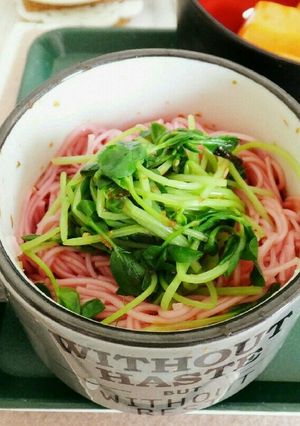 超時短レンジで少量素麺-レシピのメイン写真
