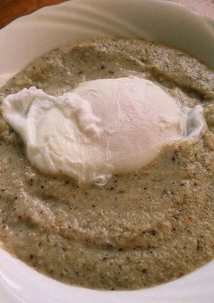 本日の朝 キノコポタージュ風カレー-レシピのメイン写真