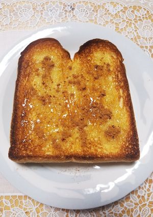 誰でも出来るハネーシナモントースト☺-レシピのメイン写真