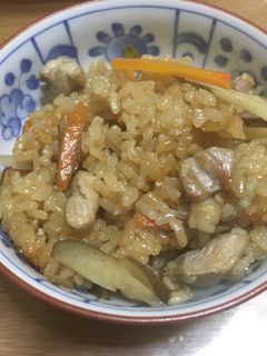 焼鳥のタレで!!炊き込みごはん-レシピのメイン写真