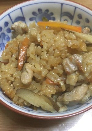 焼鳥のタレで！！炊き込みごはん-レシピのメイン写真