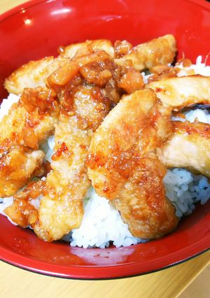 ～節約飯！こんがり梅豚丼～-レシピのメイン写真