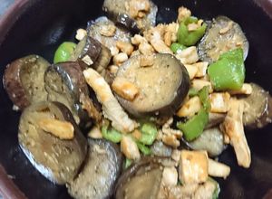 鶏コマとナスのニンニク醤油炒め-レシピのメイン写真