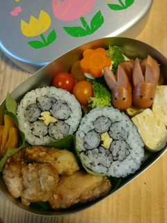 年少娘のお花海苔巻き弁当-レシピのメイン写真