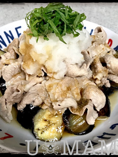 茄子と豚肉のみぞれかけ~冷しゃぶ風~-レシピのメイン写真