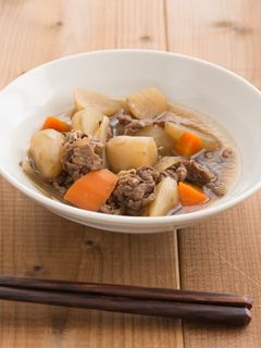 肉じゃがみたいな☆菊芋と牛肉の煮物-レシピのメイン写真