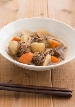 肉じゃがみたいな☆菊芋と牛肉の煮物-レシピのメイン写真