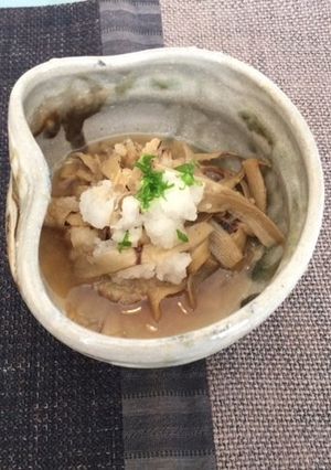 【野菜ソムリエ】堀川ごぼうのみぞれ煮-レシピのメイン写真