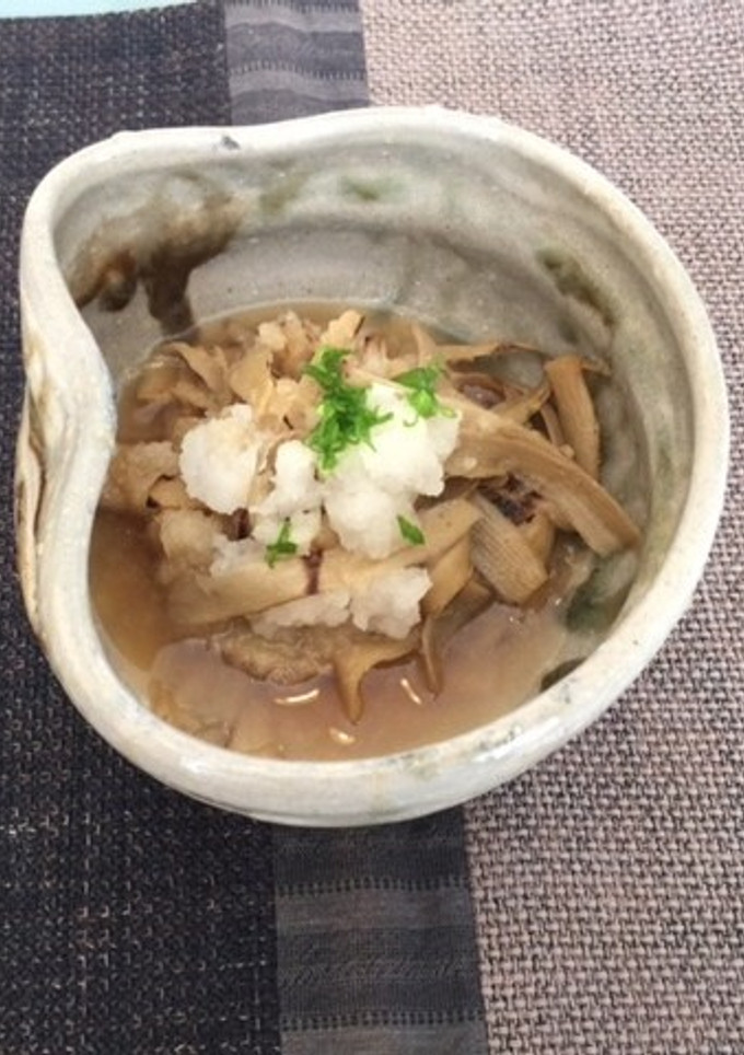【野菜ソムリエ】堀川ごぼうのみぞれ煮-レシピのメイン写真
