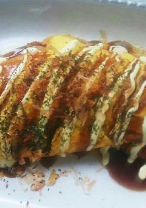 野菜高騰お助け！もやし豚チーズのとん平焼-レシピのメイン写真