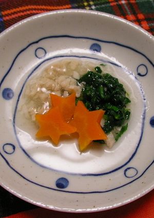 離乳食でもクリスマス☆プレート-レシピのメイン写真