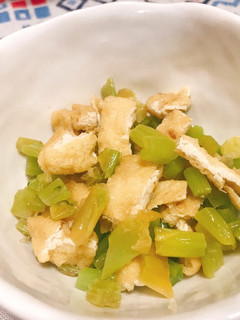 お手軽!常備菜☆大根菜と油揚げ炒め☆-レシピのメイン写真