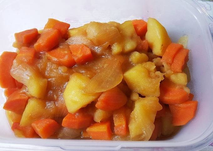 人参とじゃがいもと玉ねぎの煮物 by ゆゆｻﾝ 【クックパッド】 簡単 