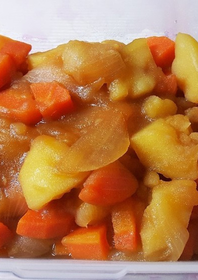 人参とじゃがいもと玉ねぎの煮物-レシピのメイン写真