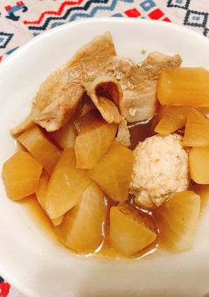 大根大量消費☆味染み豚バラ大根☆-レシピのメイン写真