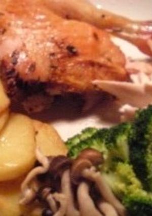 丸鶏のオーブン焼-レシピのメイン写真