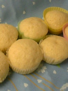 シンプル♪ふわふわ♪豆乳蒸しパン-レシピのメイン写真