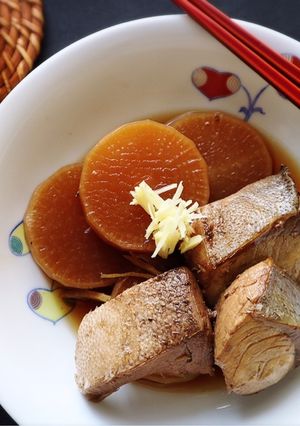 フライパンで簡単ブリのアラ煮☆-レシピのメイン写真