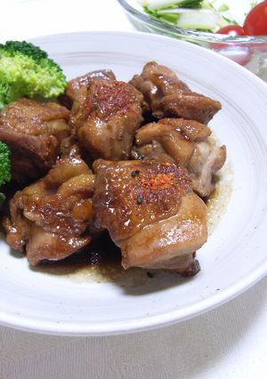 簡単♪旨い♪鶏肉のウスターソース煮-レシピのメイン写真
