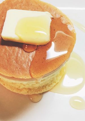 ふわっふわ分厚いパンケーキ-レシピのメイン写真