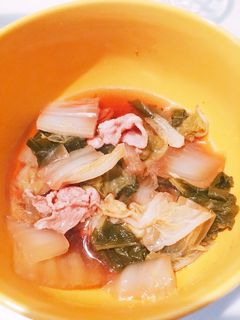 白菜と豚肉の煮物-レシピのメイン写真