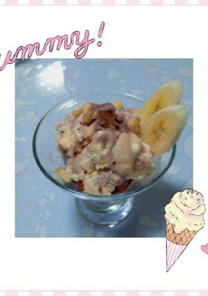 バナナココアdeミニパフェ-レシピのメイン写真